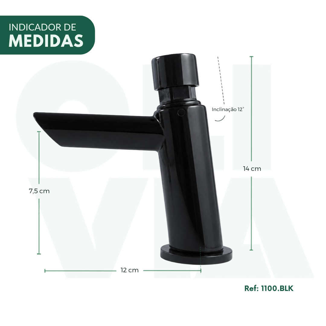 Torneira automática mesa preta — foto 3